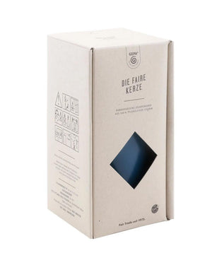 Fair Trade Stumpenkerze Ocean 15 cm / Ø 7,5 cm