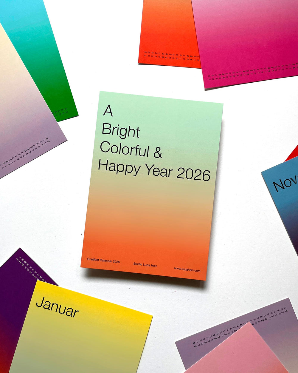 Gradient Calendar 2026 (Din A5)
