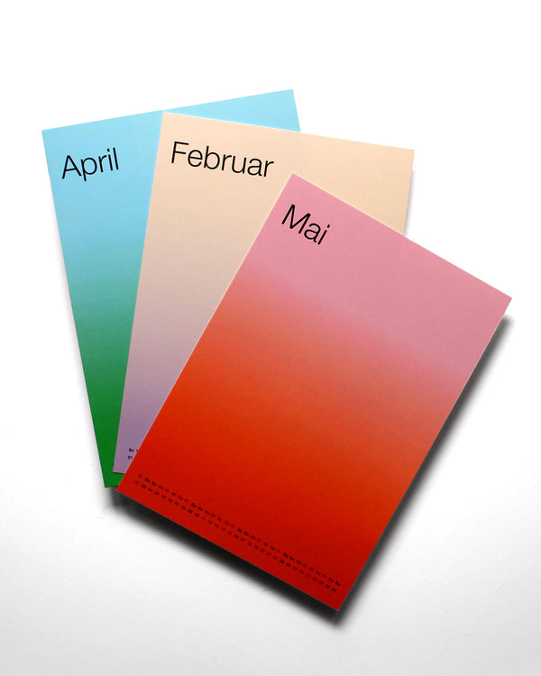 Gradient Calendar 2026 (Din A5)