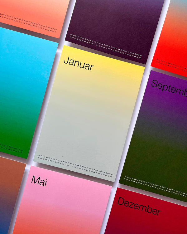Gradient Calendar 2026 (Din A5)