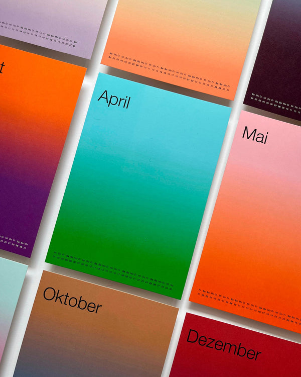 Gradient Calendar 2026 (Din A5)