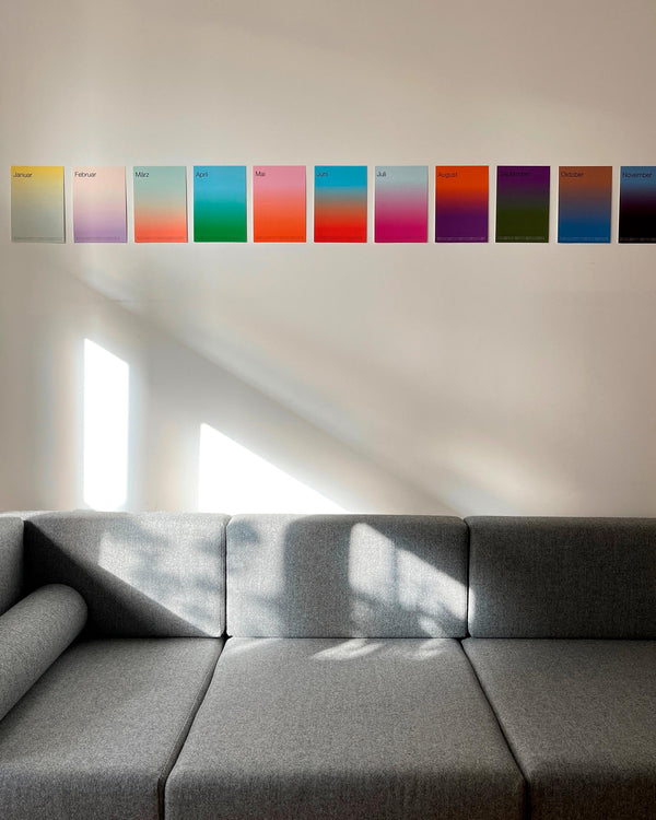 Gradient Calendar 2026 (Din A5)