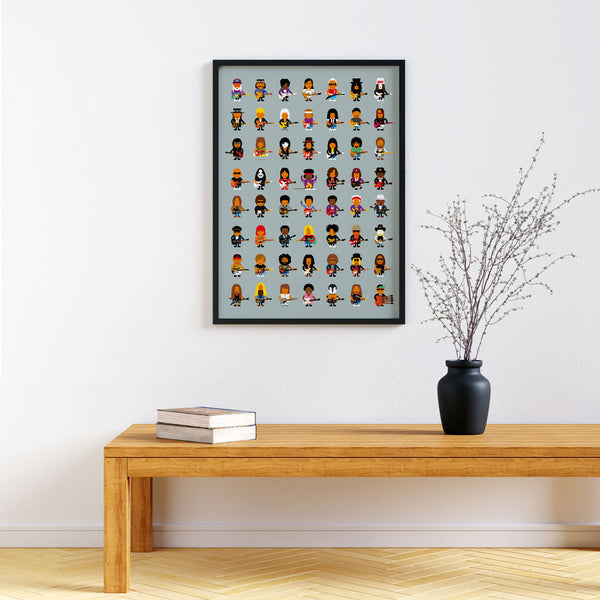 Guitar Players Poster (50 x 70cm)