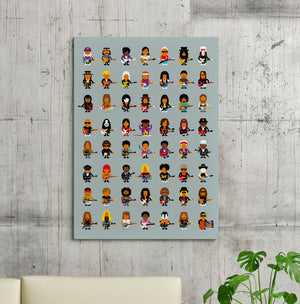 Guitar Players Poster (50 x 70cm)
