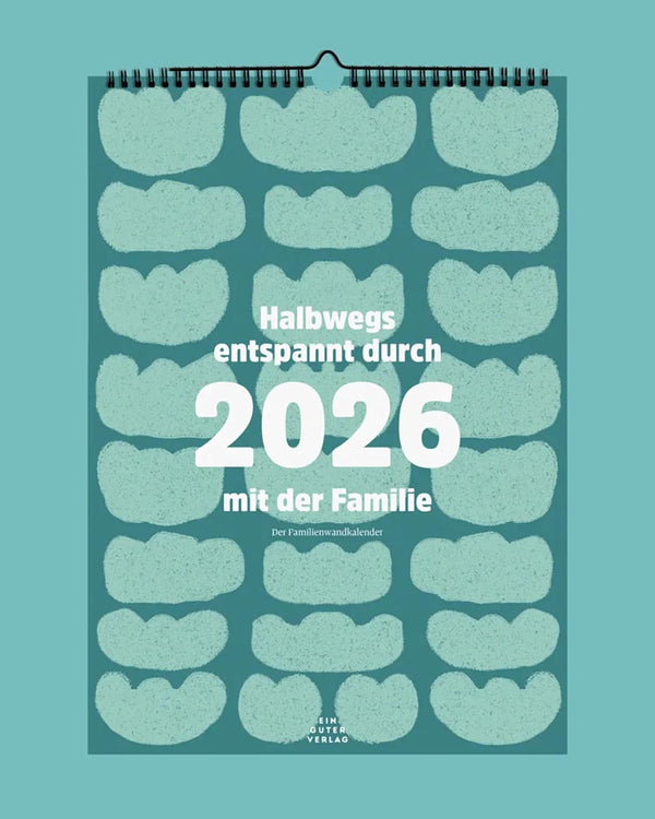 Familienkalender »Halbwegs entspannt durch 2026 mit der Familie«