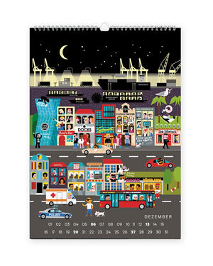 HAMBURG Wandkalender 2026