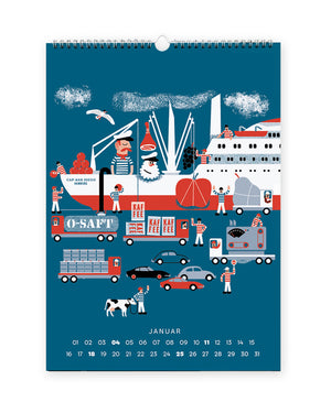 HAMBURG Wandkalender 2026