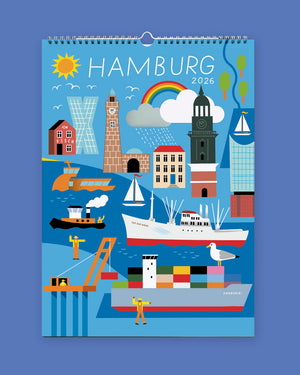 HAMBURG Wandkalender 2026
