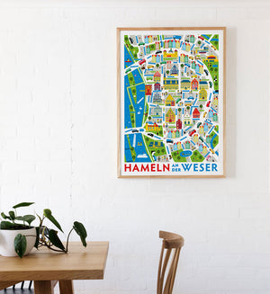 Hameln an der Weser Poster (50 x 70cm)
