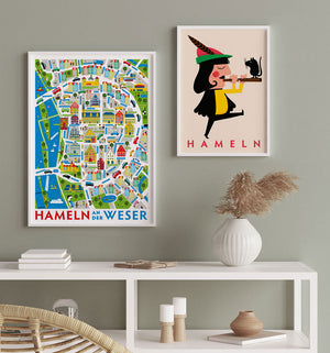 Hameln an der Weser Poster (50 x 70cm)