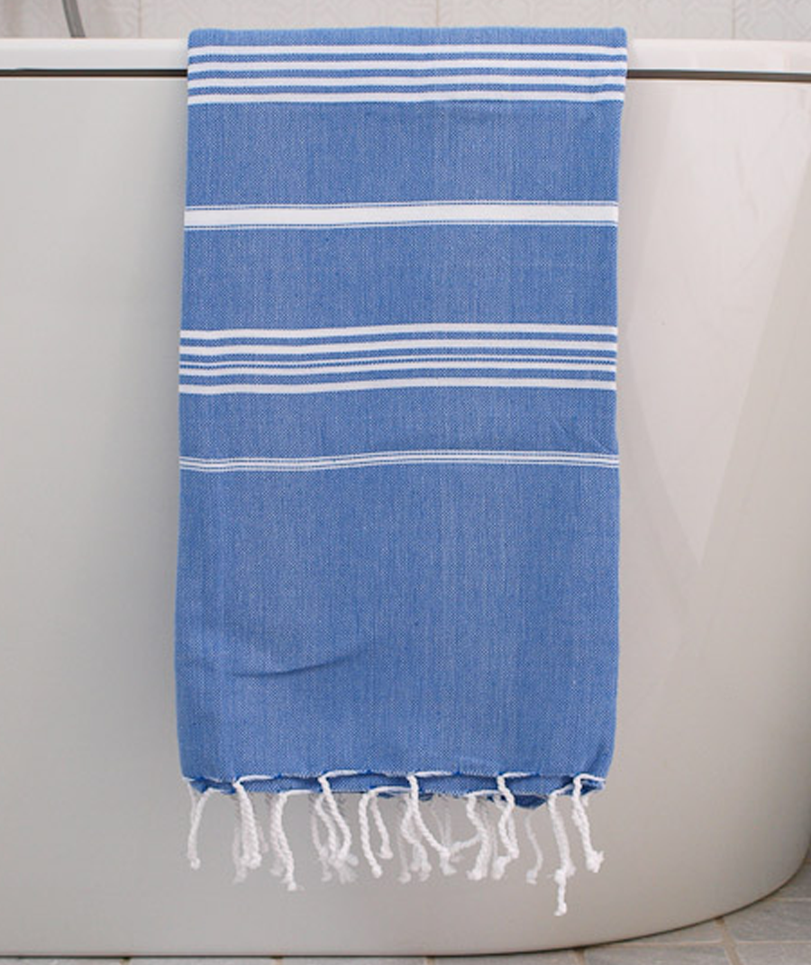 Hamamtuch Greek Blue White
