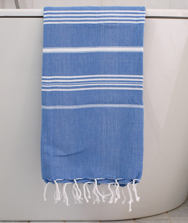 Hamamtuch Greek Blue White