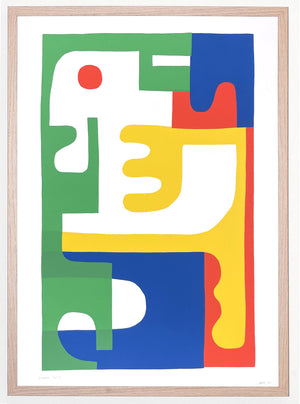 Hense - Green/Blue/Red/Yellow Siebdruck