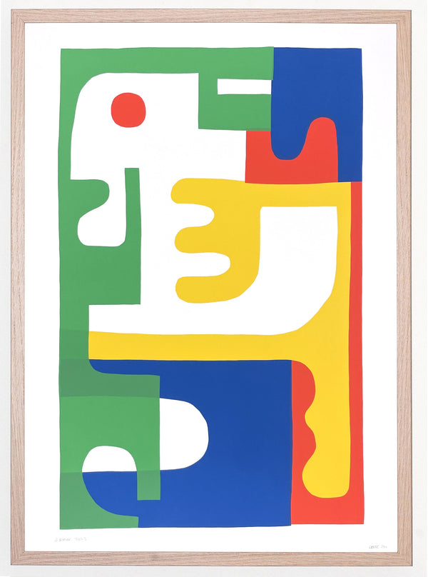 Hense - Green/Blue/Red/Yellow Siebdruck