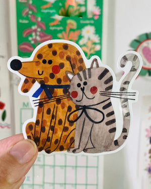 Cat&Dog Sticker