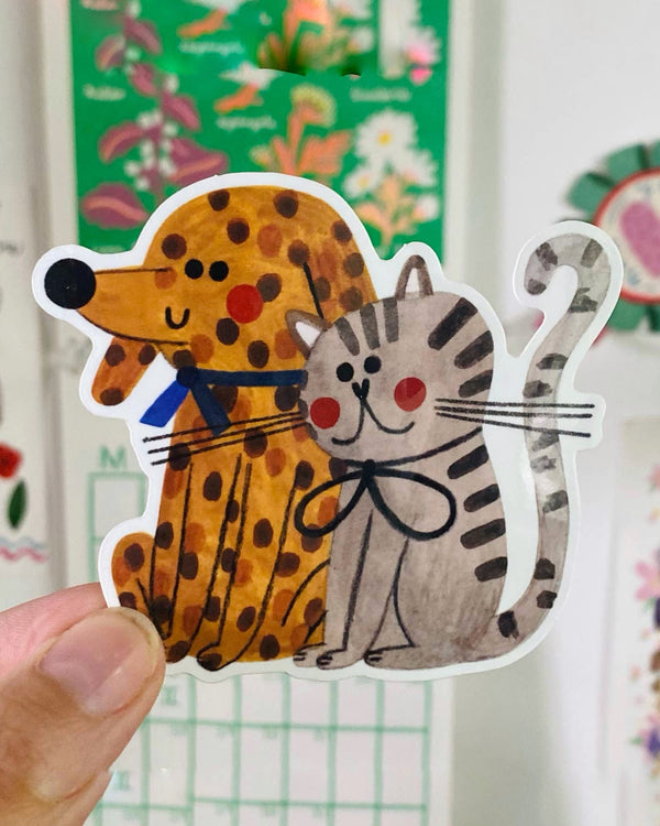 Cat&Dog Sticker