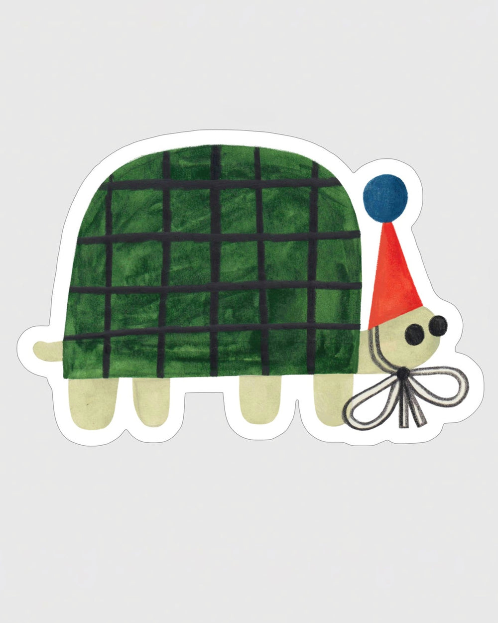Party Turtle Sticker