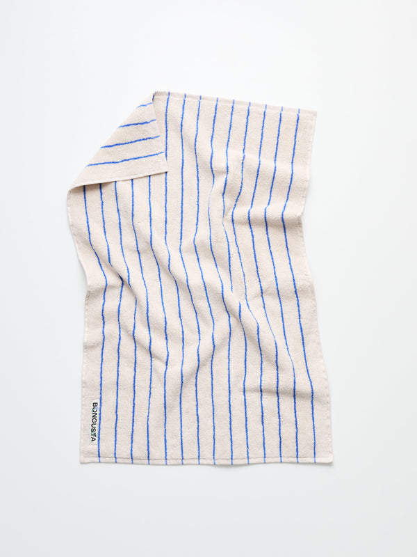 Bongusta Naram Handtuch Moonbeam & Ultramarine (50x80cm)