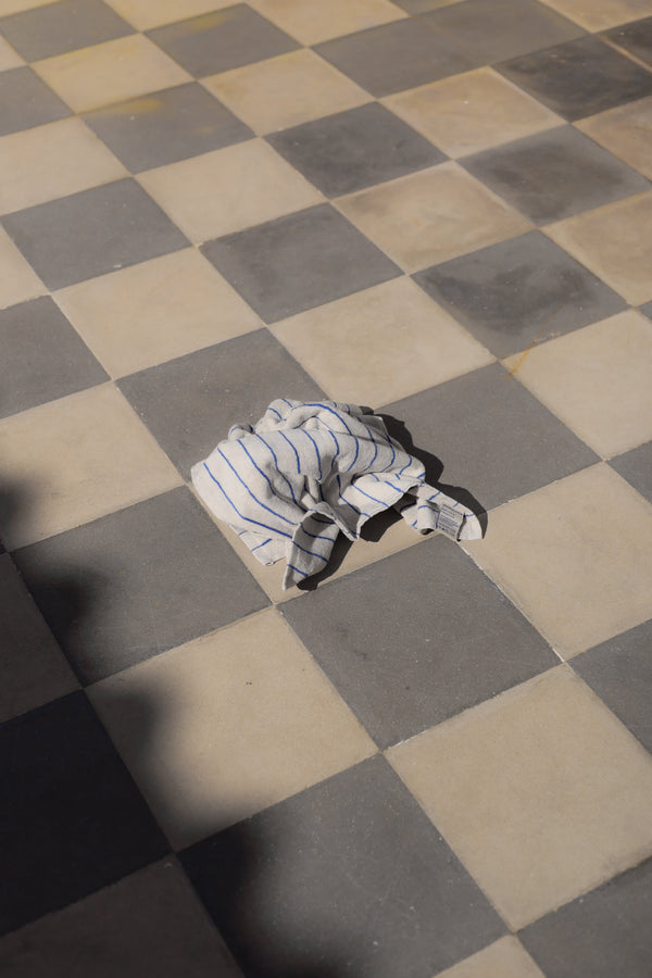 Bongusta Naram Handtuch Moonbeam & Ultramarine (50x80cm)