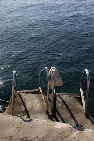 Bongusta Naram Handtuch Moonbeam & Ultramarine (50x80cm)