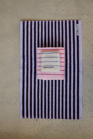 Bongusta Naram Badematte Wine & Lavender Blue