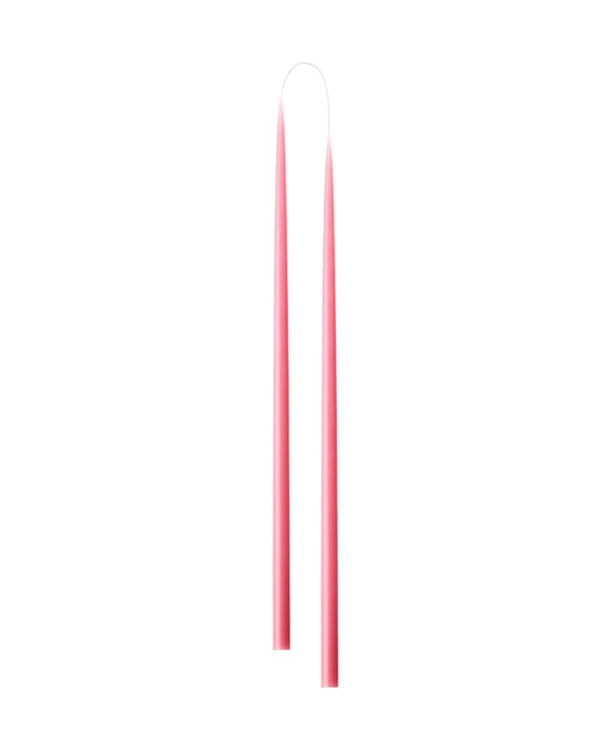 Slim Colored Candle Pastel Rose (2er Set)