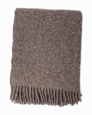 D&T Design - Wolldecke Basic Brown Melange