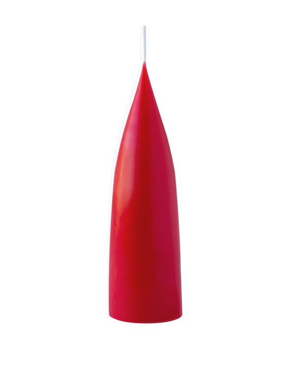 Cone-Shaped Candle X-Mas Red