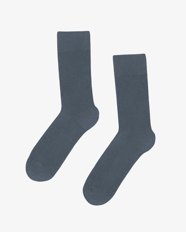 Classic Organic Socks Petrol Blue