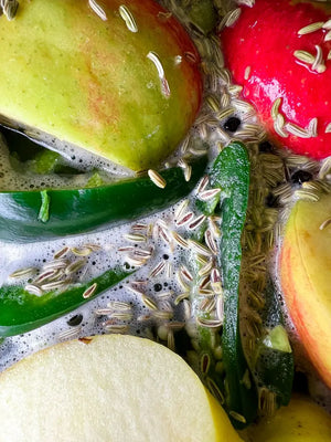 Salsa Verde "Green Light District" - Eingelegte Jalapeños, Apfel und Fenchel