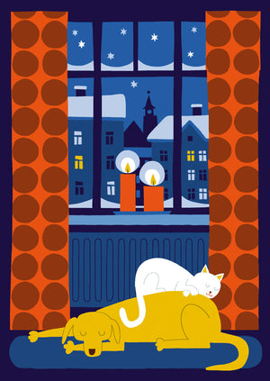 Joulurauha Postkarte