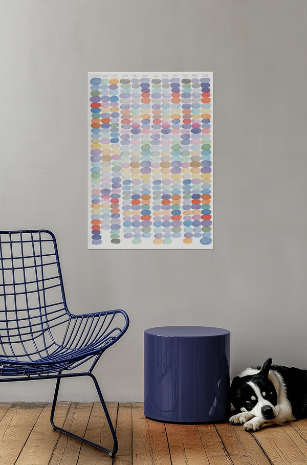 Colours Wandkalender 2025