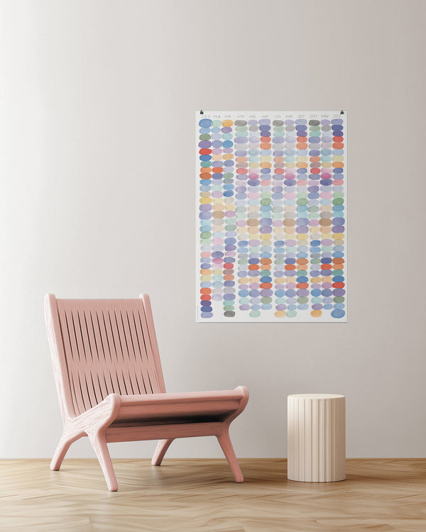 Colours Wandkalender 2025