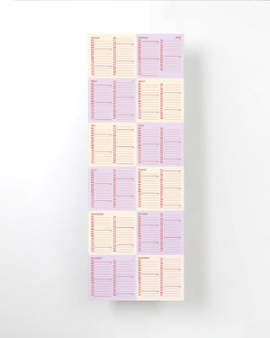 SQUARES Wandkalender 2026