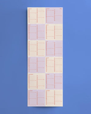 SQUARES Wandkalender 2026