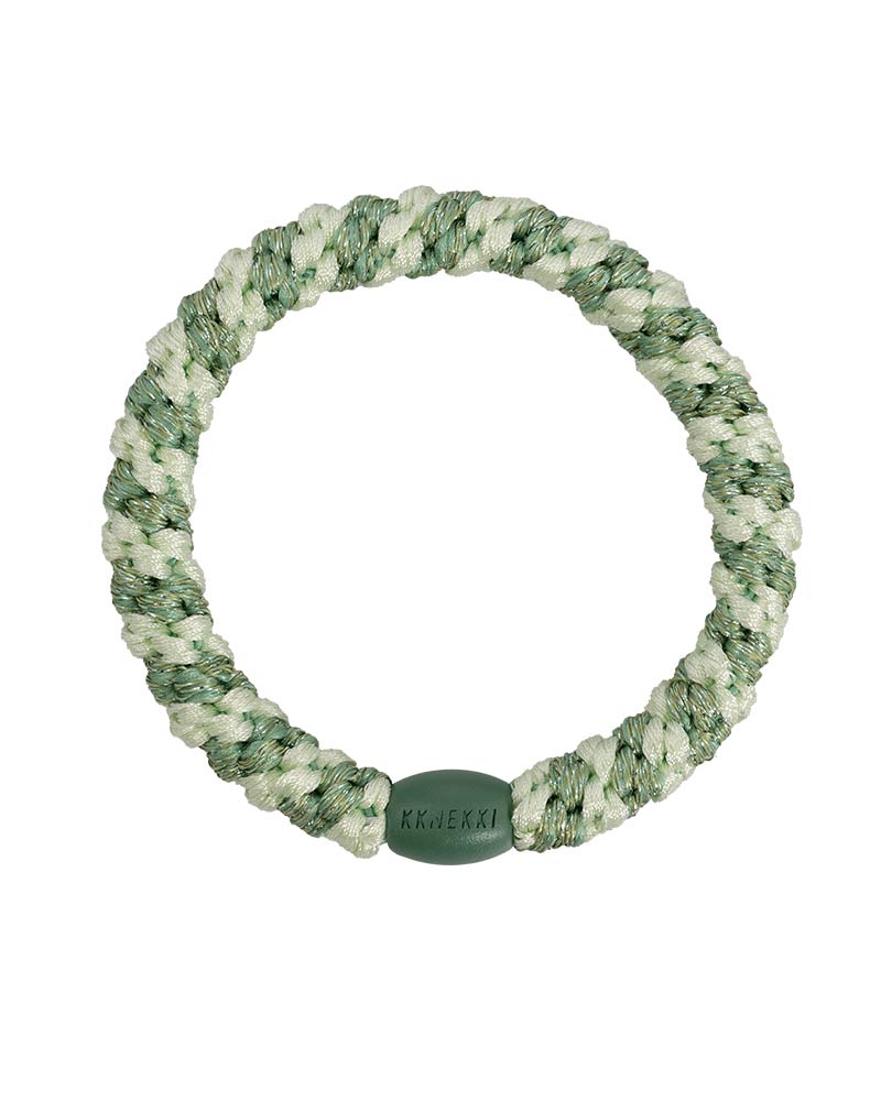 Kknekki Haargummi Stripe Mint Pistacio Glitter