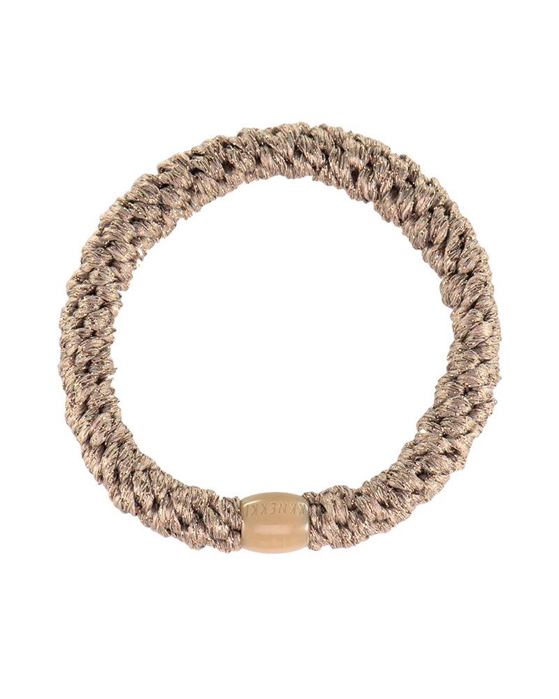 Kknekki Haargummi Taupe Glitter
