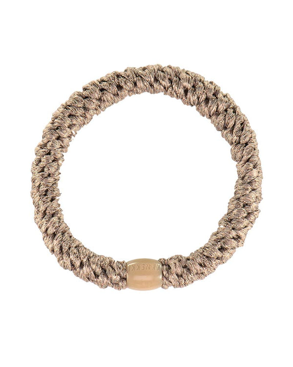 Kknekki Haargummi Taupe Glitter