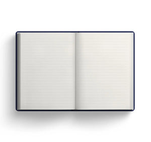 Blue Green Stripe Hardback Notebook