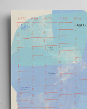BLUE Wandkalender 2026 (VÖ 12.10.25)