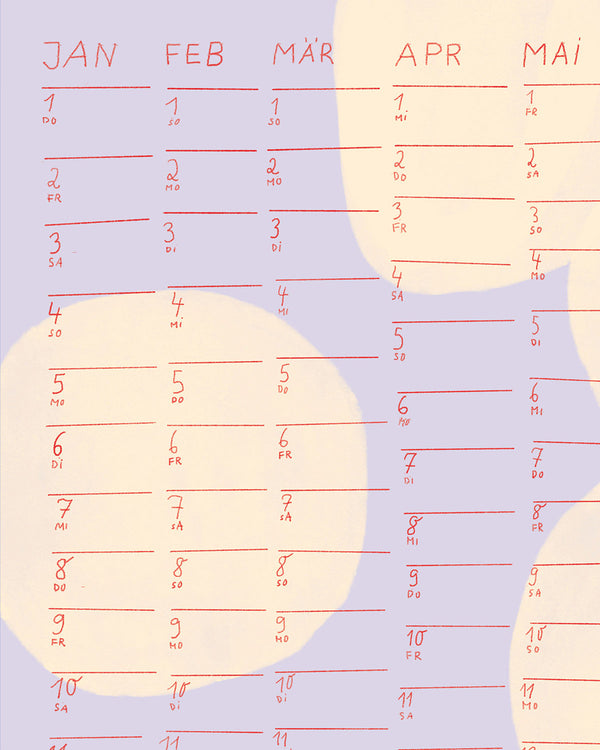 DOTS Wandkalender 2026 (VÖ 12.10.25)