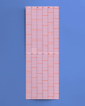 ROSAROT Wandkalender 2026