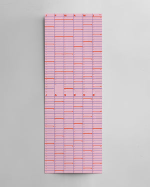 ROSAROT Wandkalender 2026