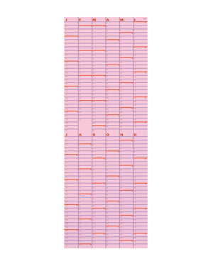 ROSAROT Wandkalender 2026
