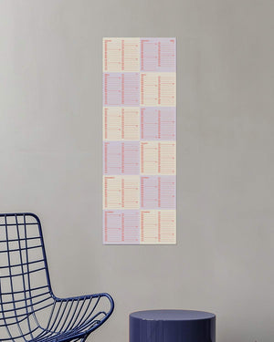 SQUARES Wandkalender 2026