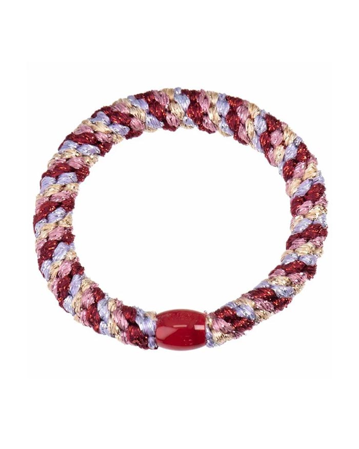 Kknekki Haargummi Mix Lavender-Bordeaux Glitter