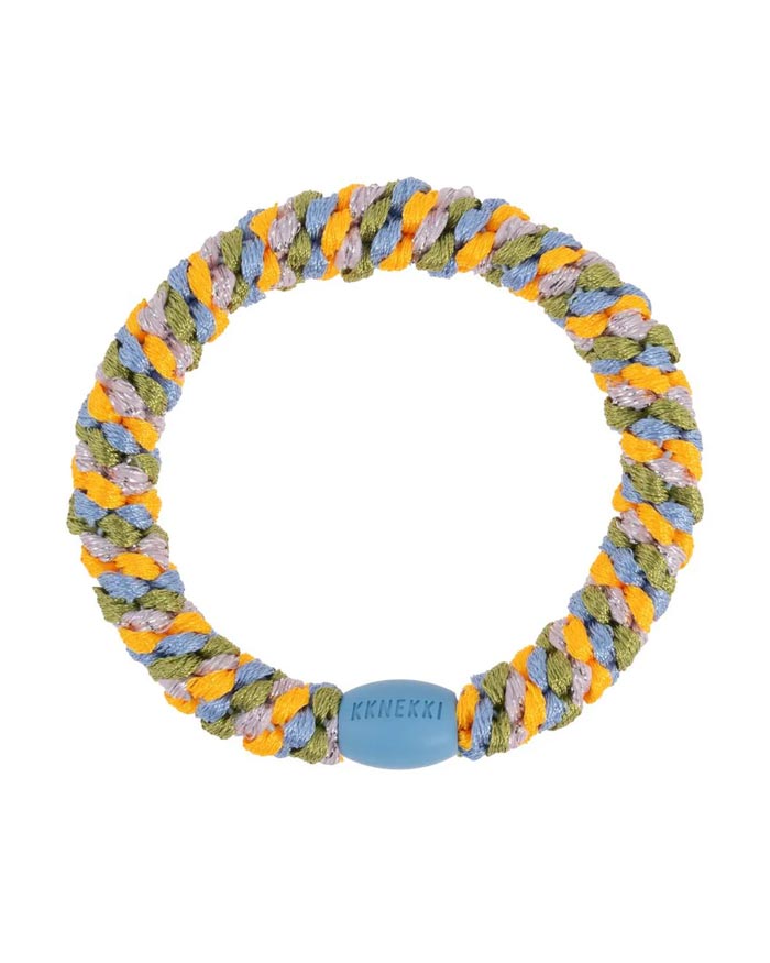 Kknekki Haargummi Mix Light Orange Sky Blue Glitter