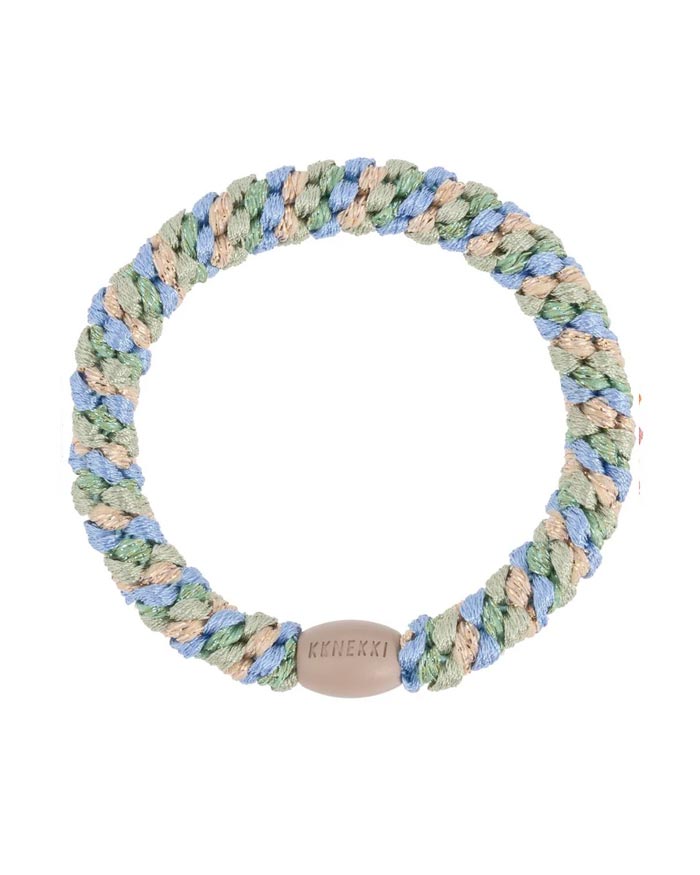 Kknekki Haargummi Mix Pistacio Sky Blue Glitter
