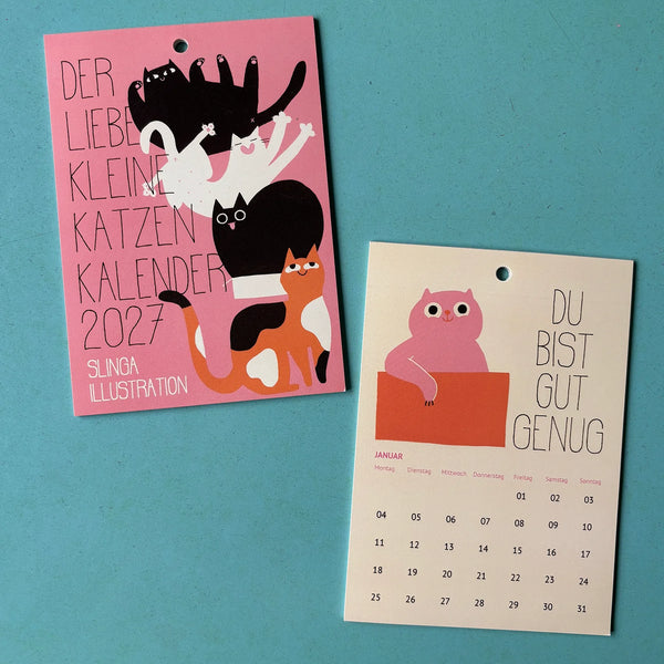 Slinga Der Liebe Kleine Katzen Abreisskalender 2027