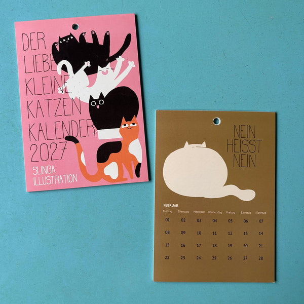 Slinga Der Liebe Kleine Katzen Abreisskalender 2027